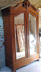 antique french baroque style armoire